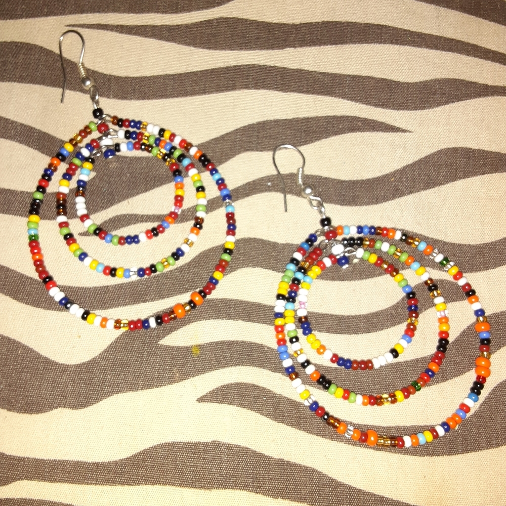 Maasi beaded earrings